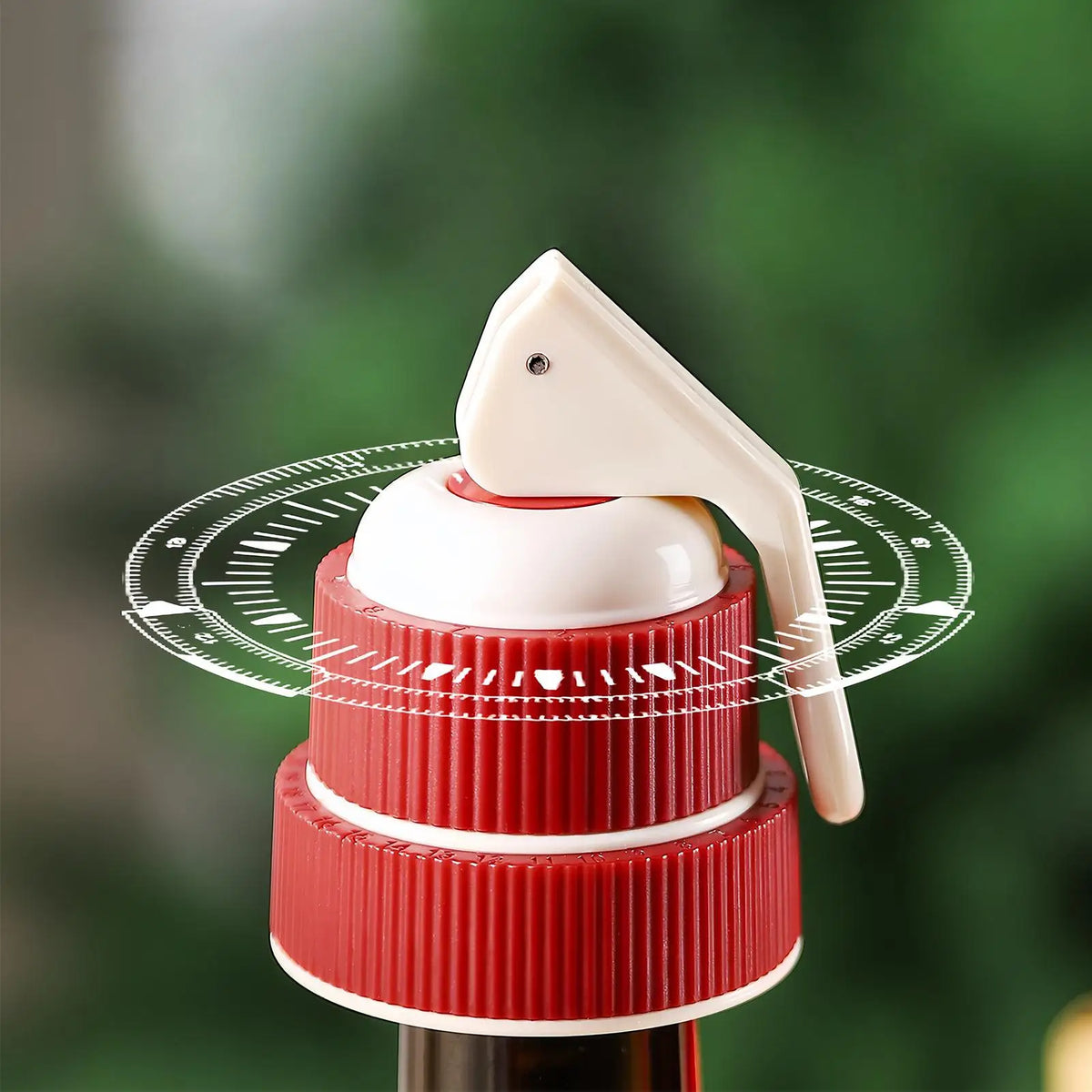 Wine Bottle Stopper with Time Scale – Airtight Beverage Preserver