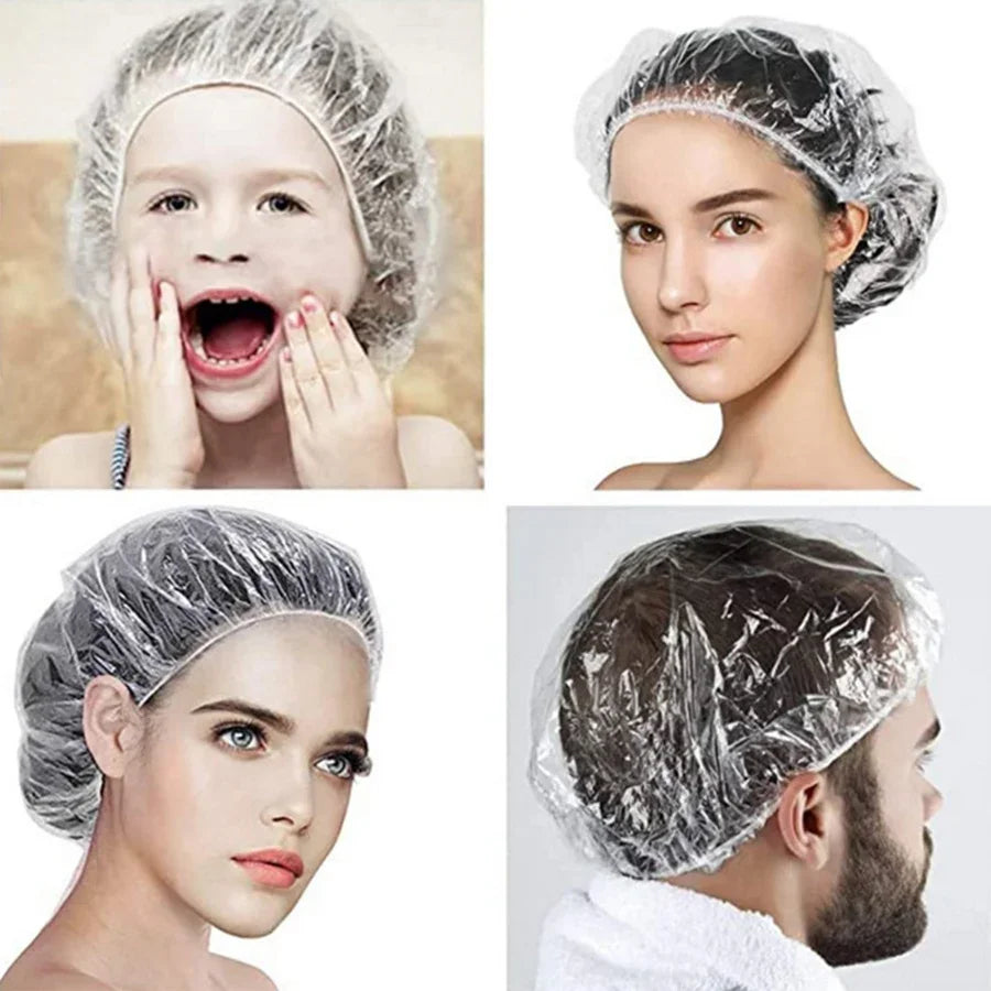Disposable Shower Caps – Hair Dye, Treatment & Shampoo Hat