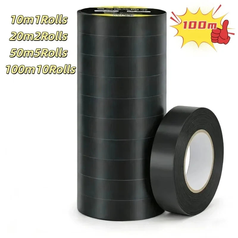 Black Flame Retardant Electrical Insulation Tape | Waterproof