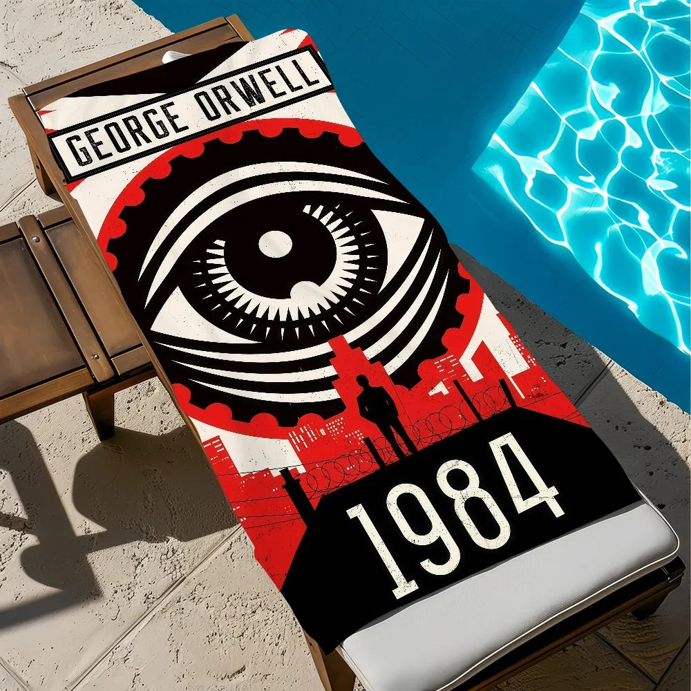 1984 George Orwell Quick-Dry Beach Towel | Travel & Pool Towel