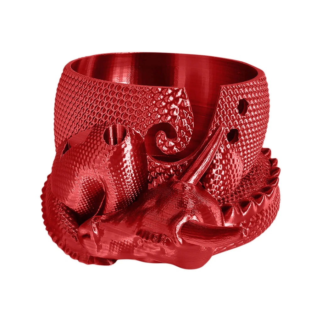 3D Printed Dragon Yarn Bowl – Knitting & Crochet Organizer