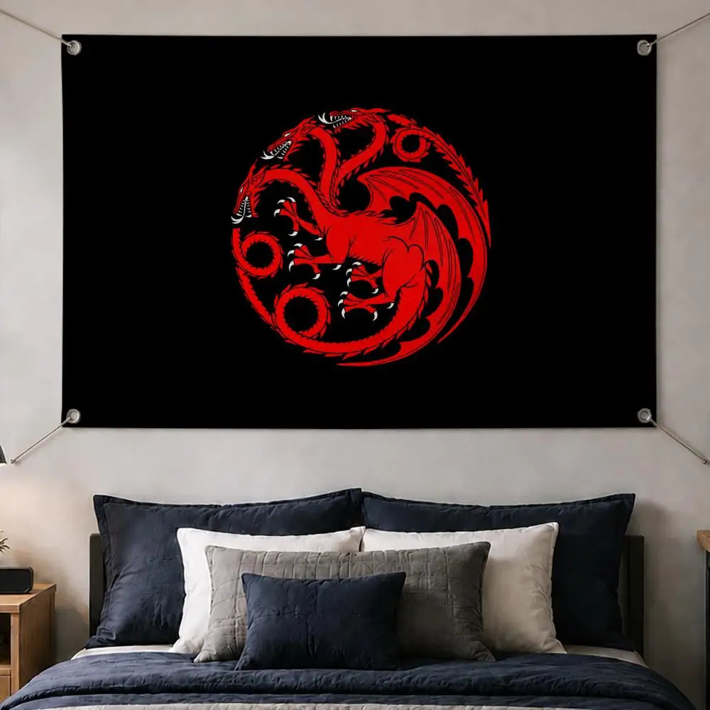 House of the Dragon Wall Flag Banner – Indoor & Outdoor Decor