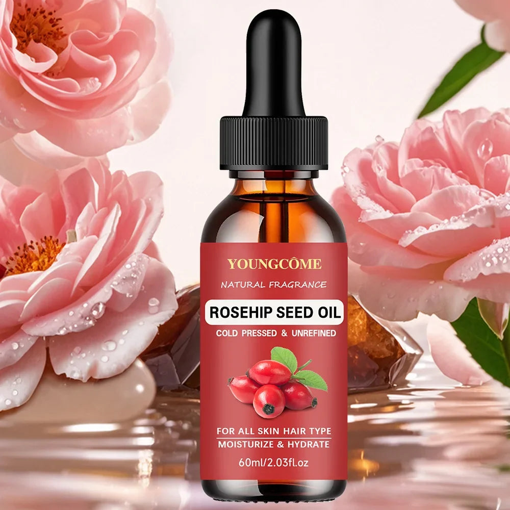 YOUNGCOME Rosehip Seed Oil – Face, Gua Sha & Hair Care