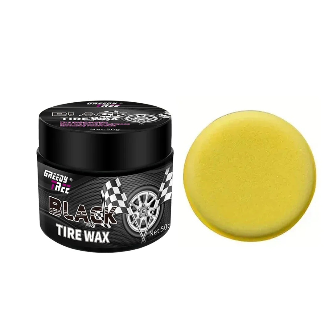 Car Tire Shine Wax – Gloss Enhancer & Plastic Protector