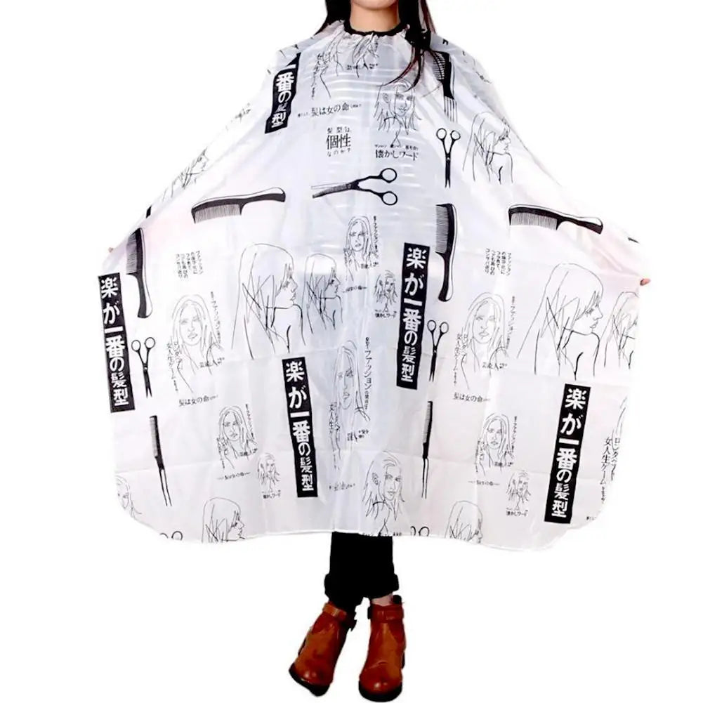 Professional Waterproof Barber Cape – Salon Haircut Apron 99×140cm