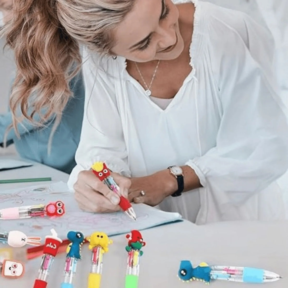4-in-1 Multicolor Ballpoint Pens – Fun Party Favors & Gifts