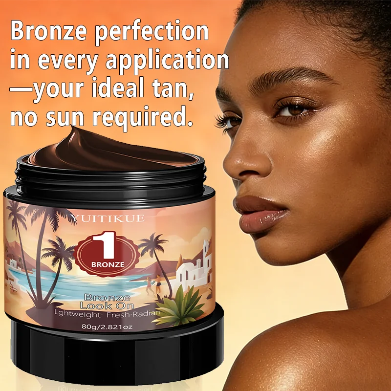YUITIKUE Self Tanning Cream – Bronze Glow, No Sun, 80g