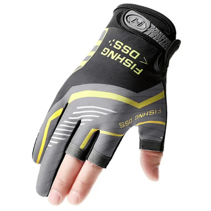 Men's Fishing & Cycling Gloves | Sun Protection, Anti-Slip Grip