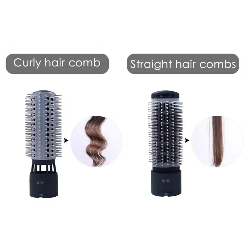 2-in-1 Hot Air Brush Hair Dryer & Straightener Volumiser