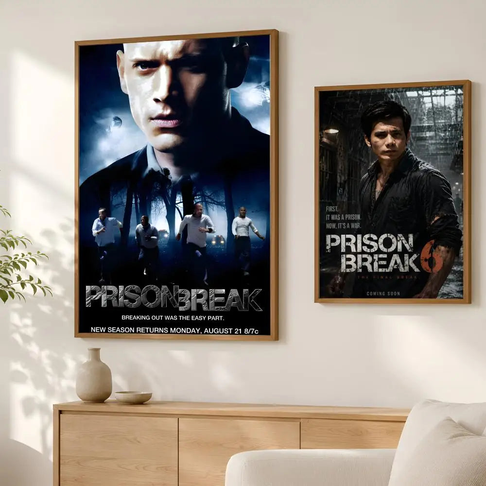 Prison Break HD Self-Stick PVC Wall Poster | Waterproof Decor