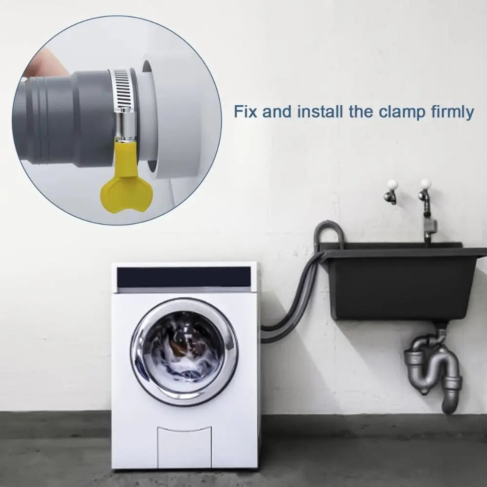 Flexible EVA Washing Machine Drain Hose Extension 1–5m