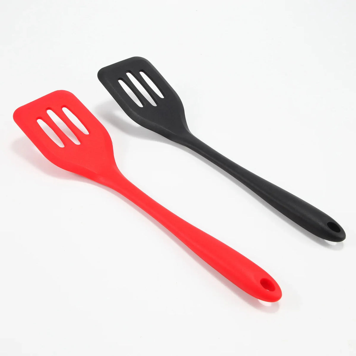 Silicone Kitchen Spatula Turner Set – Slotted Cooking Utensils