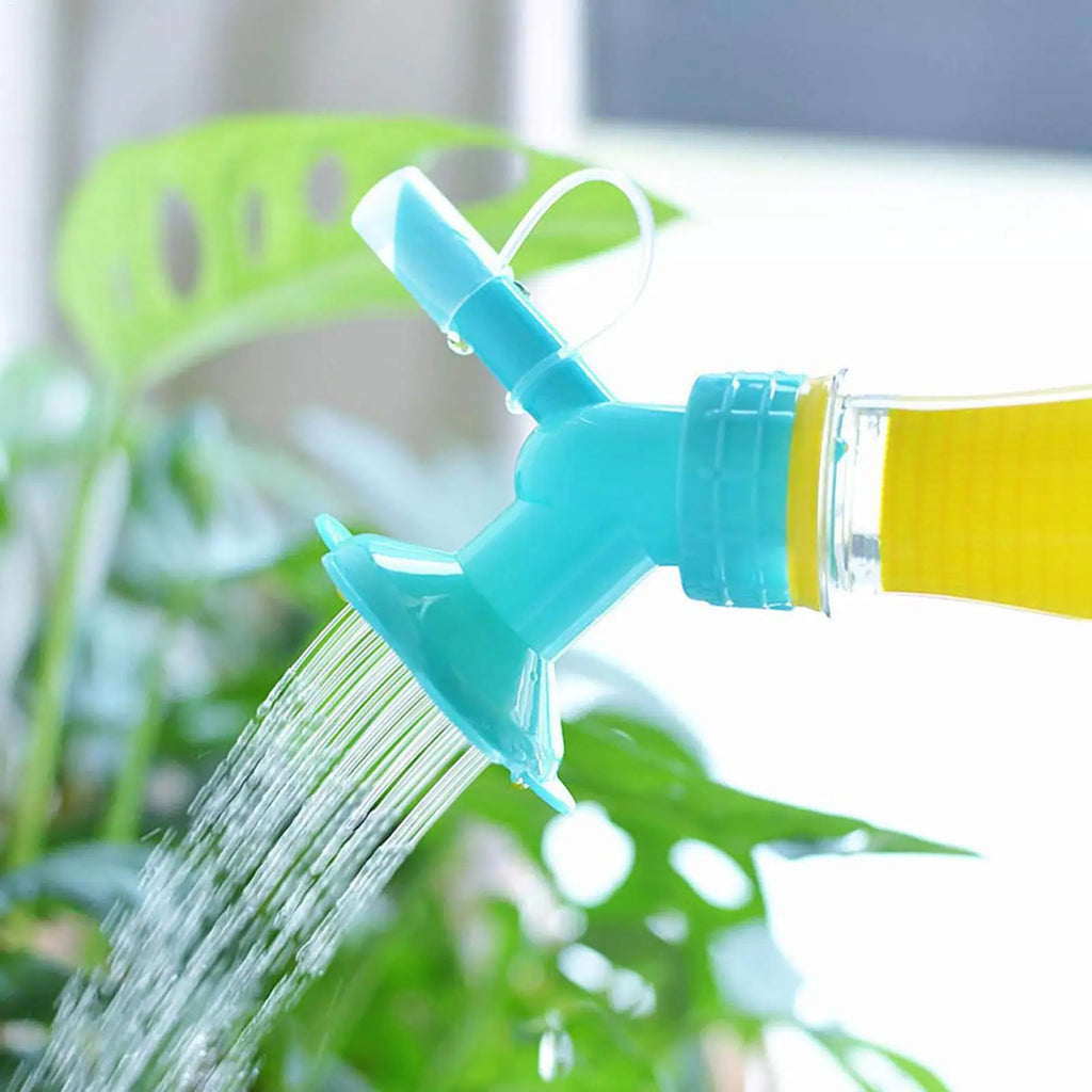 Sunflower Bottle Cap Watering Nozzle – Mist & Stream Sprinkler