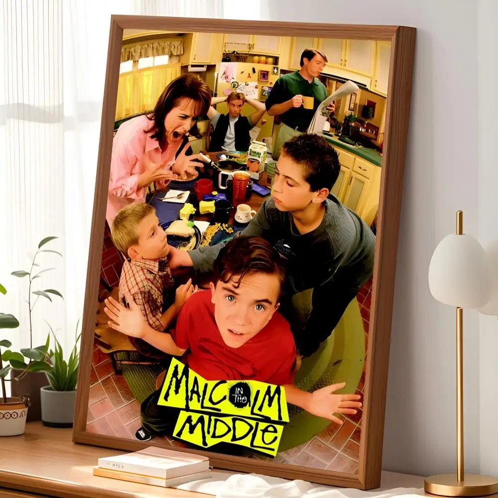 Malcolm in the Middle Poster – Self-Stick HD Waterproof Wall Art
