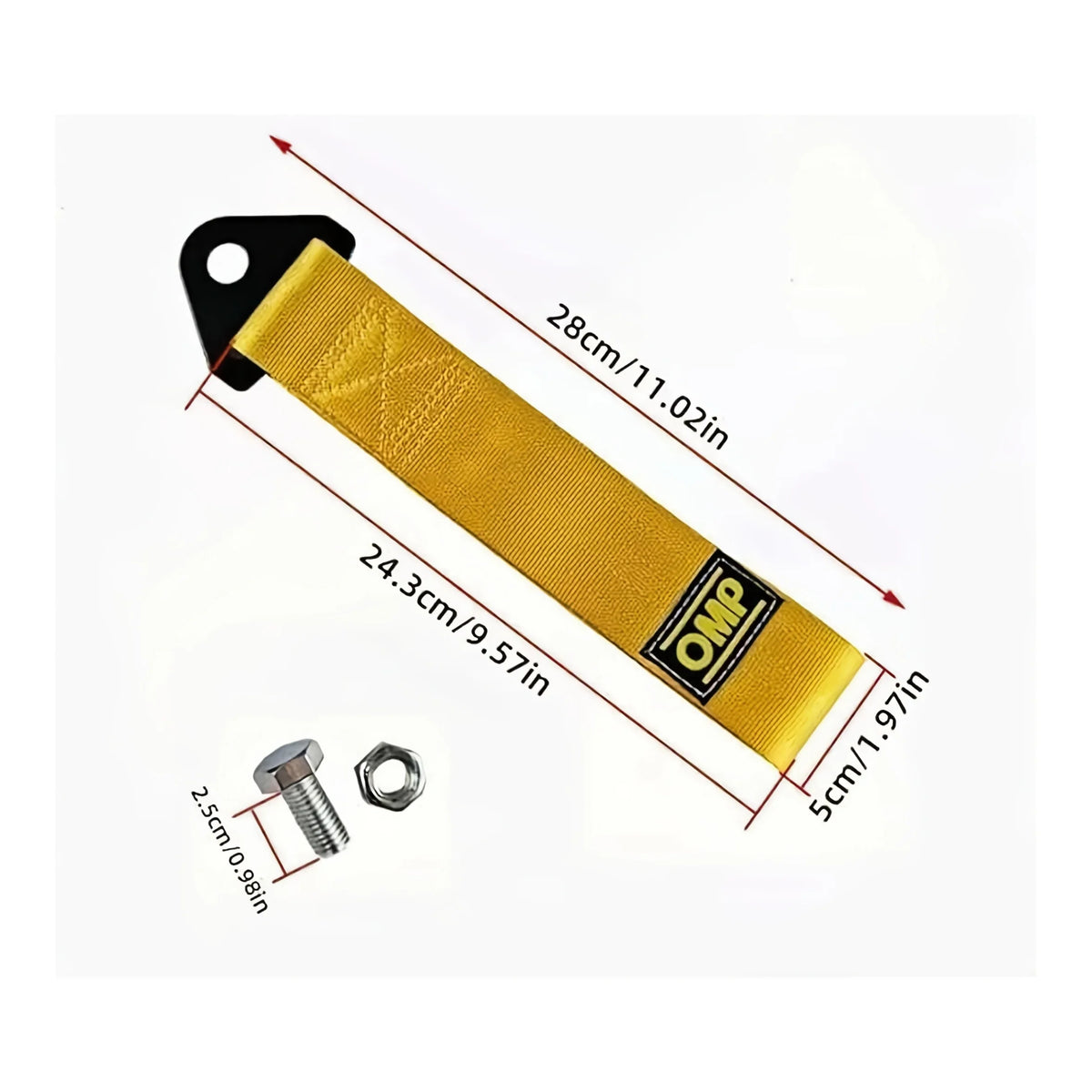 Universal Nylon Tow Eye Strap | JDM Racing Bumper Tow Hook