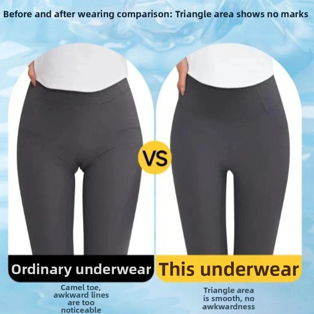 Women's Seamless Low-Rise Briefs – Side Buckle Lace Underwear