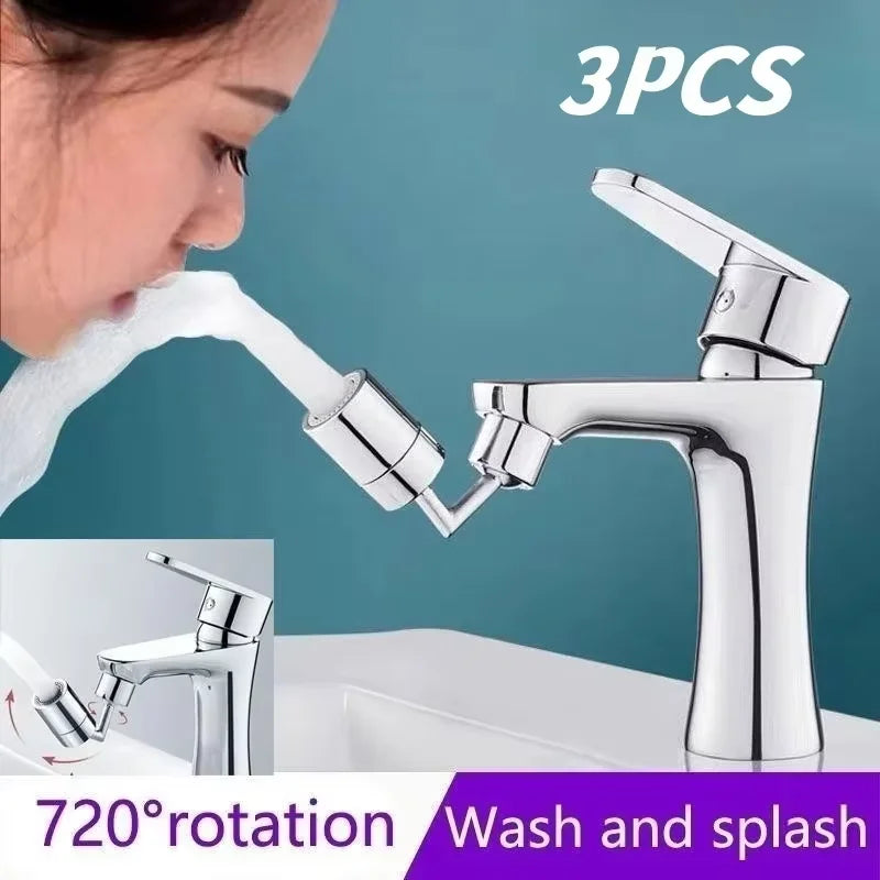 720° Rotating Faucet Aerator | Splash-Proof Water Saver Nozzle