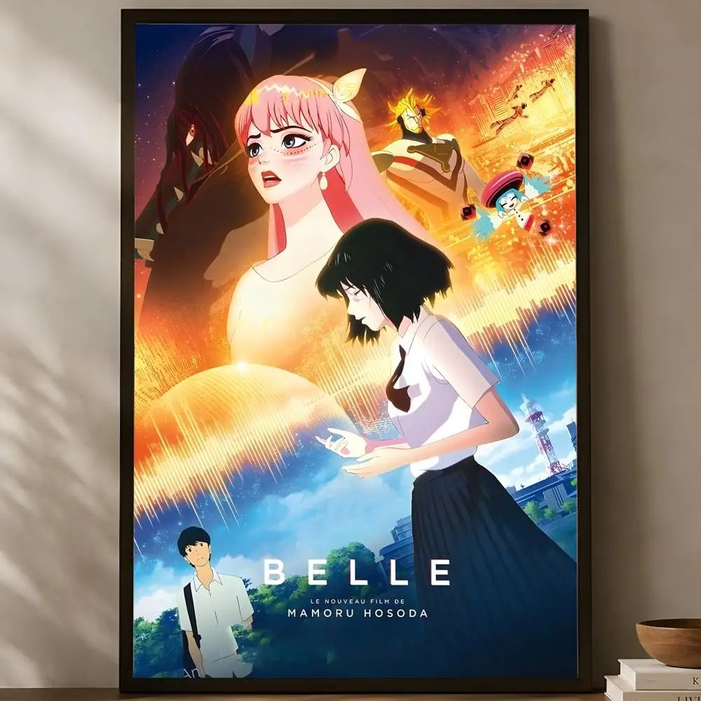 Movie Belle HD PVC Self-Stick Wall Art Poster – Waterproof Decor