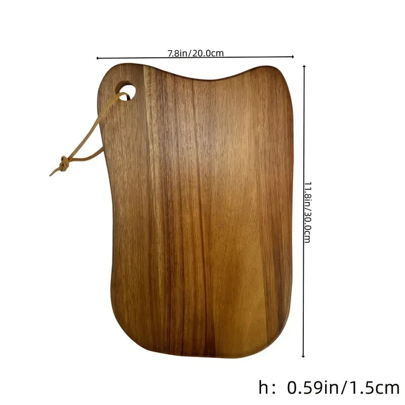 Large Acacia Wood Cutting Board – Meat, Veg, Fruit & Cheese