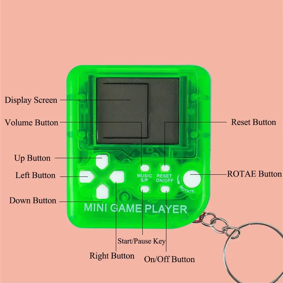 Retro Mini Handheld Game Console – 26 Classic Games for Kids