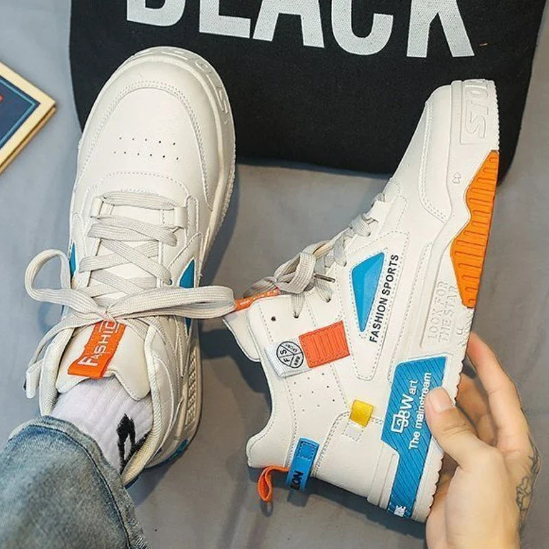 Men's High Top Sneakers – Lightweight Breathable Platform Shoes