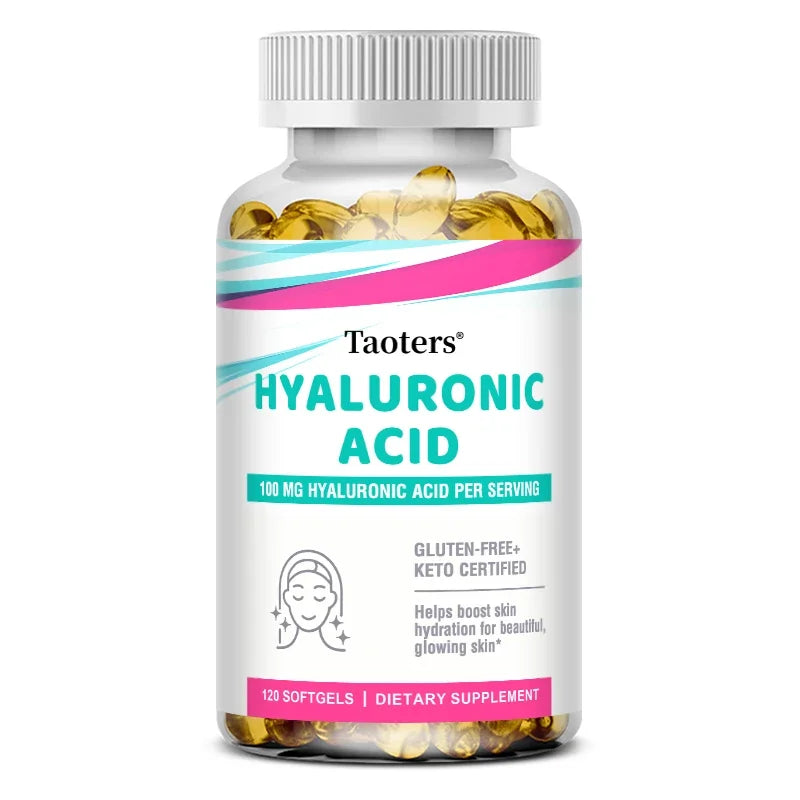 Collagen Capsules with Hyaluronic Acid & Vitamin C | Taoters