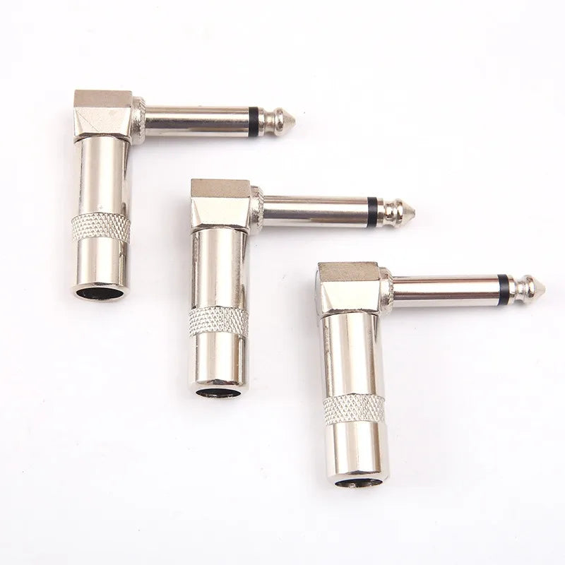 1 4 Ts Right Angle Stereo Mono Phone Plug Jack Elbow Spring Effects