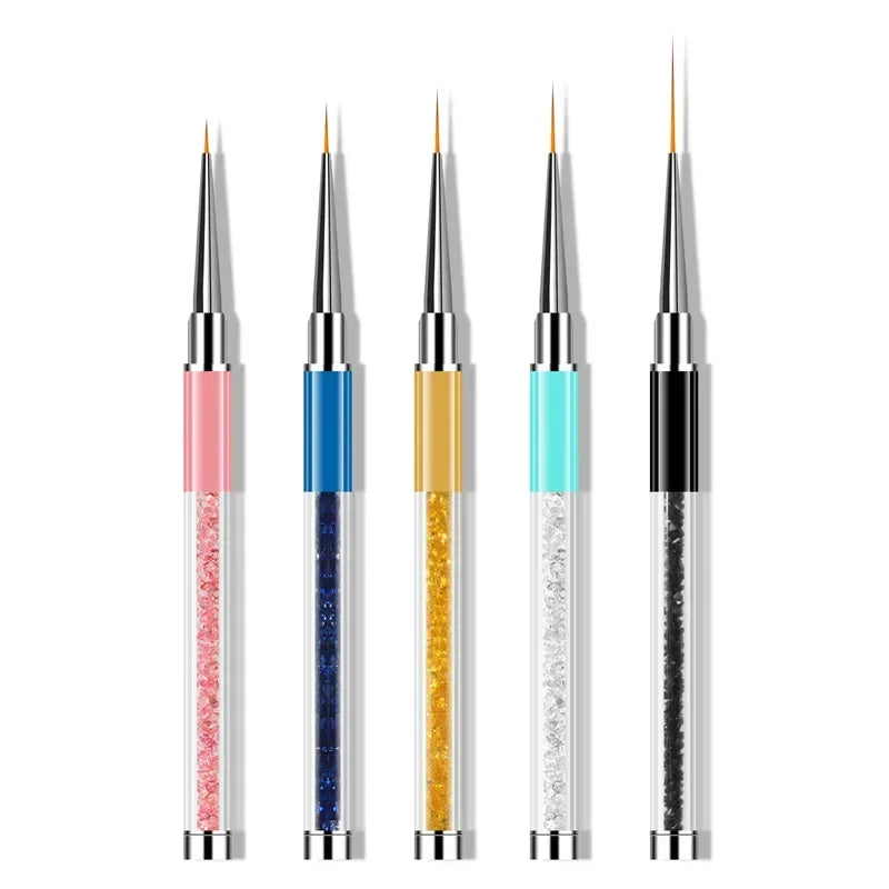 Nail Art Liner Brush – Thin Stripe & French Tip UV Gel Tool