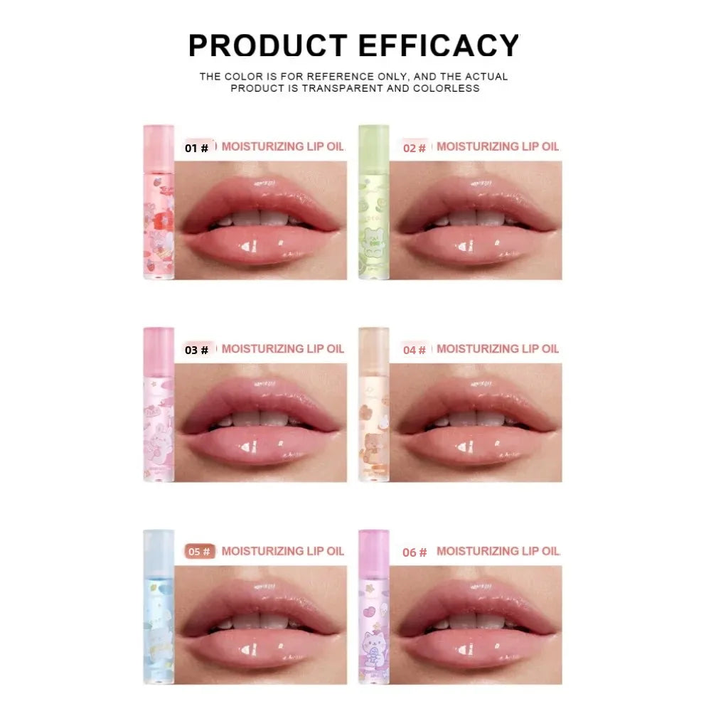 Dragon Ranee 6-Piece Hydrating Lip Oil Set – Flower Jelly Gloss
