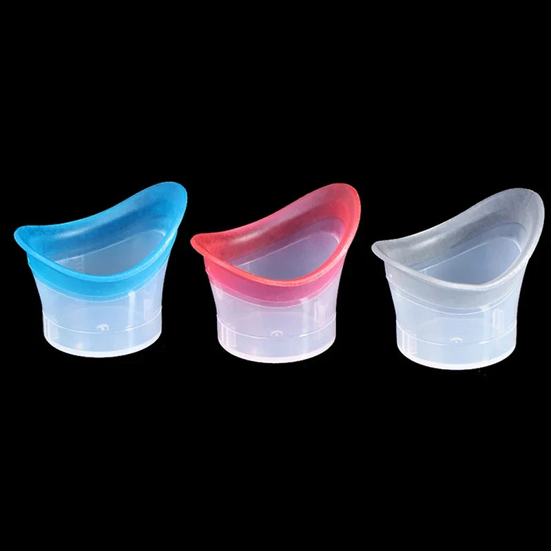 Silicone Eye Wash Cups 2 Pack – Reusable Soft Eye Bath Cup