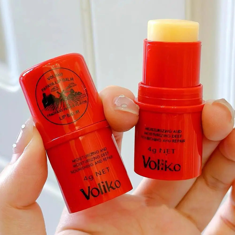 Papaya Lip Balm – Hydrating Lip Gloss with Vitamin Botanicals