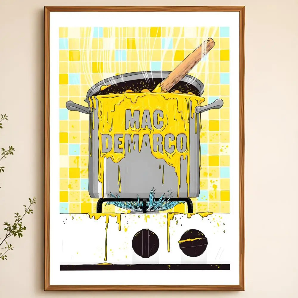 Mac DeMarco Waterproof PVC Wall Poster – Peel & Stick HD Art