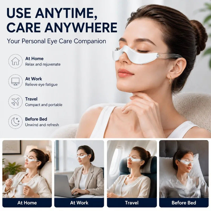 Red Light Microcurrent Eye Massager – Puffiness & Dark Circles
