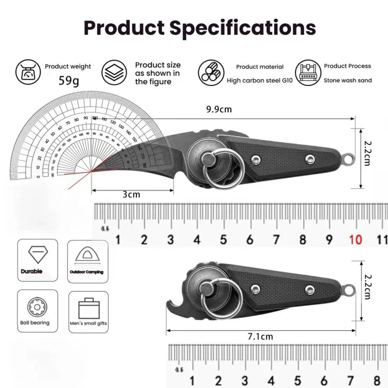 G10 Folding Pocket Knife – Ball Bearing Pivot | FL FLYWOD