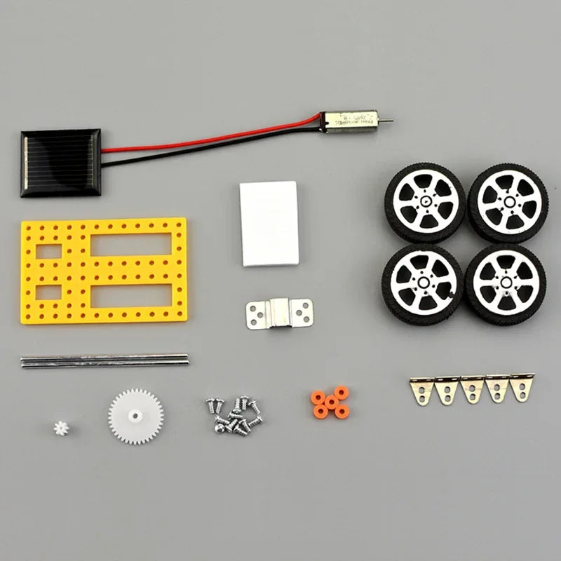 Solar Car Toy Kids STEM DIY Assembled Energy Powered Eco Friendly