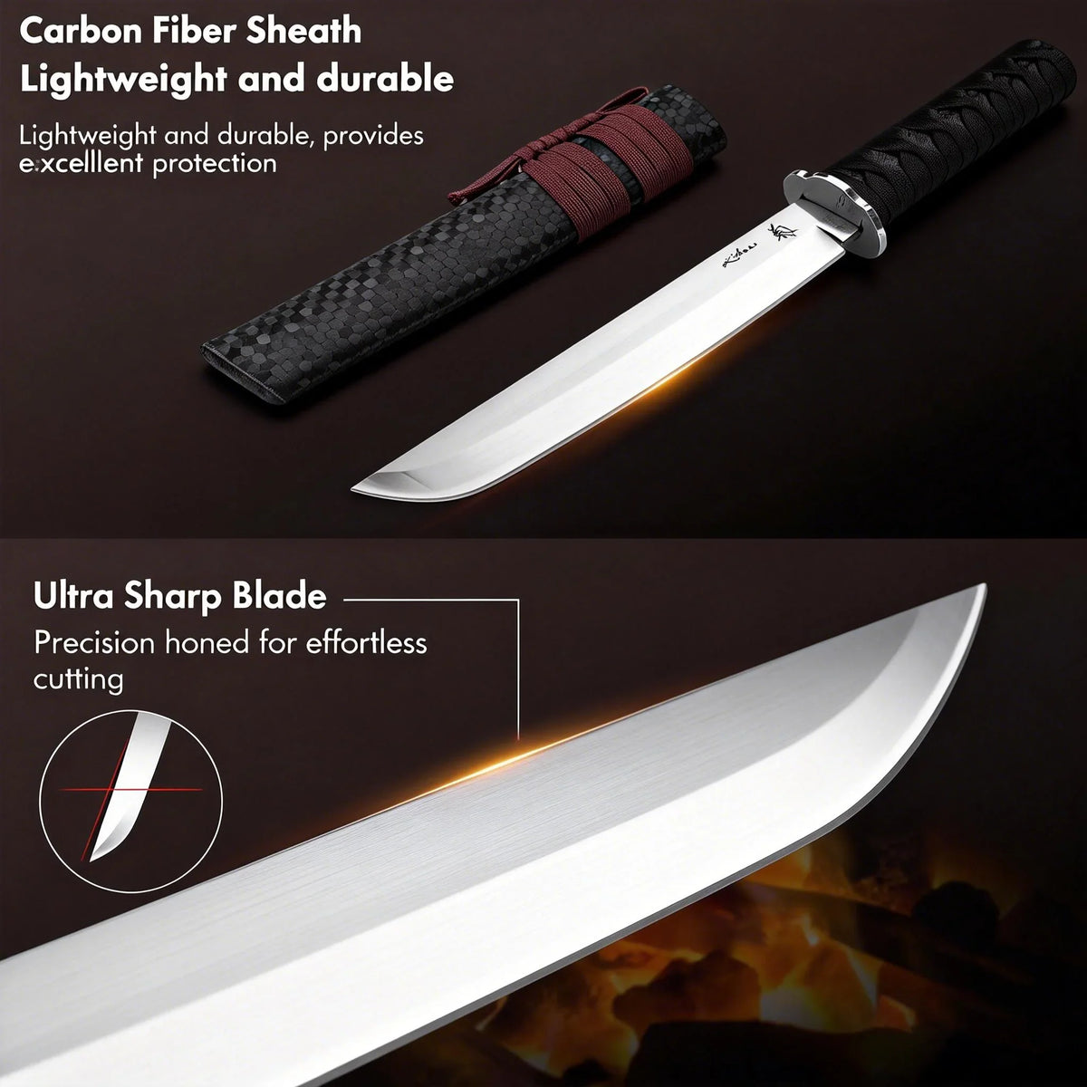 Professional Japanese Kitchen Knife – High-Hardness Steel Blade