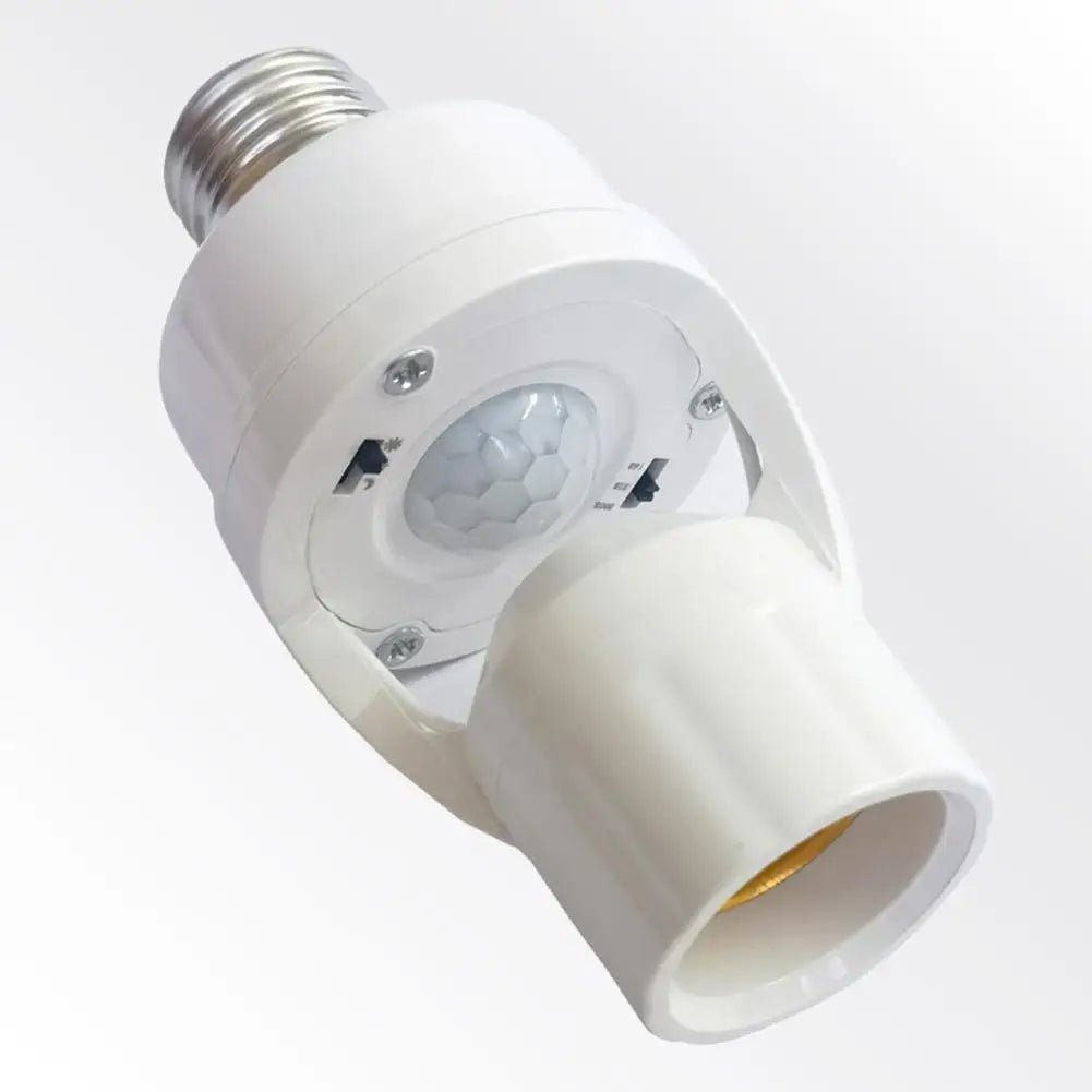 E27 PIR Motion Sensor Lamp Holder – Auto On/Off Light Socket