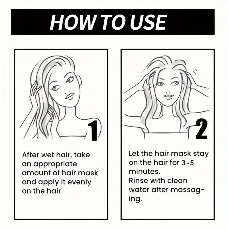 Keratin Hair Mask – Repair Dry, Frizzy & Damaged Hair 60g