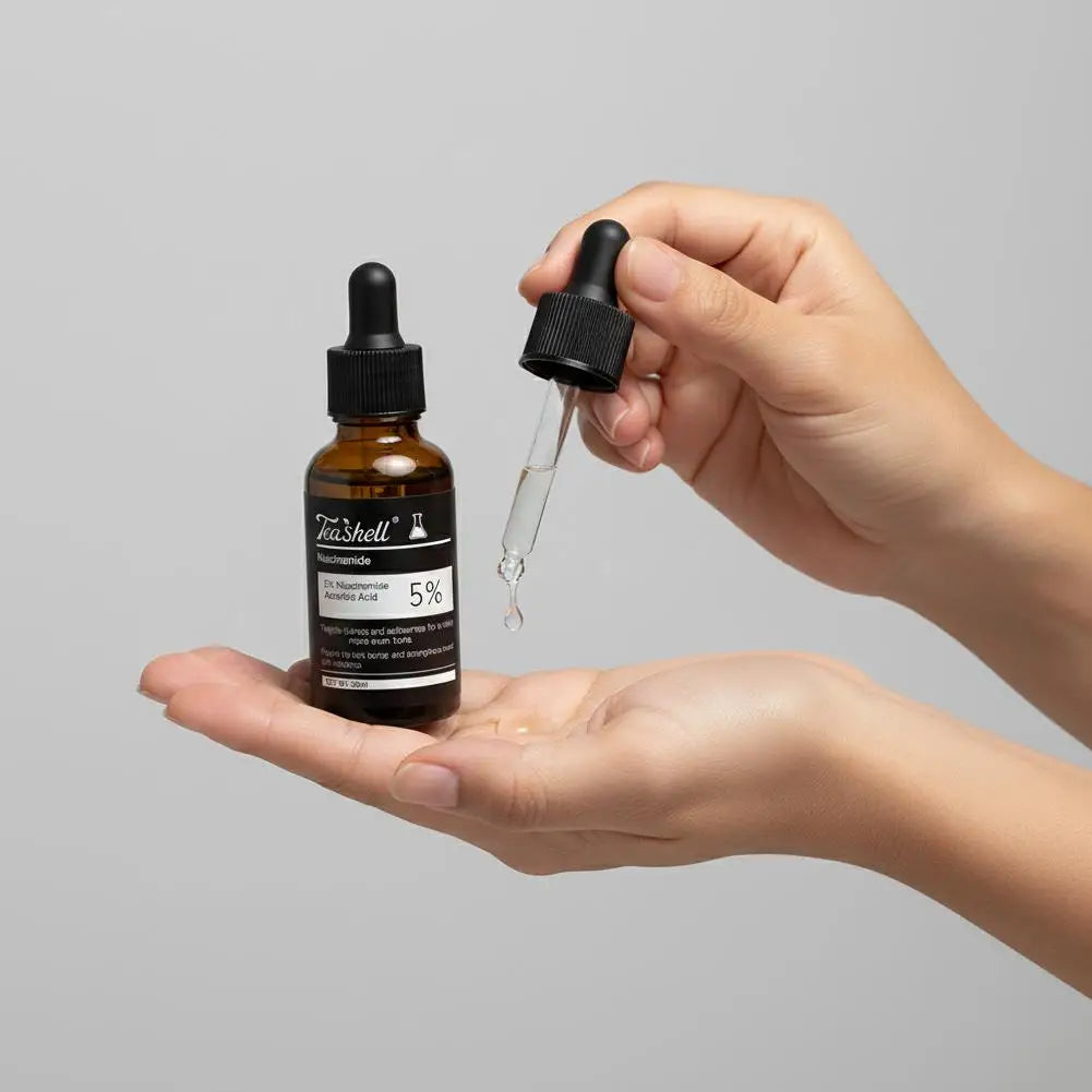 Teashell Serum 5 Niacinamide Arbutin Fade Dark Spots Skin