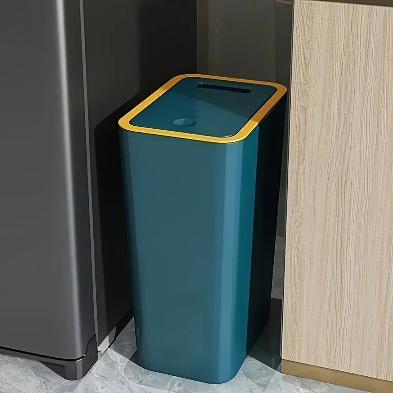 10L Odor-Proof Pet-Resistant Trash Can | Kitchen & Bathroom Bin