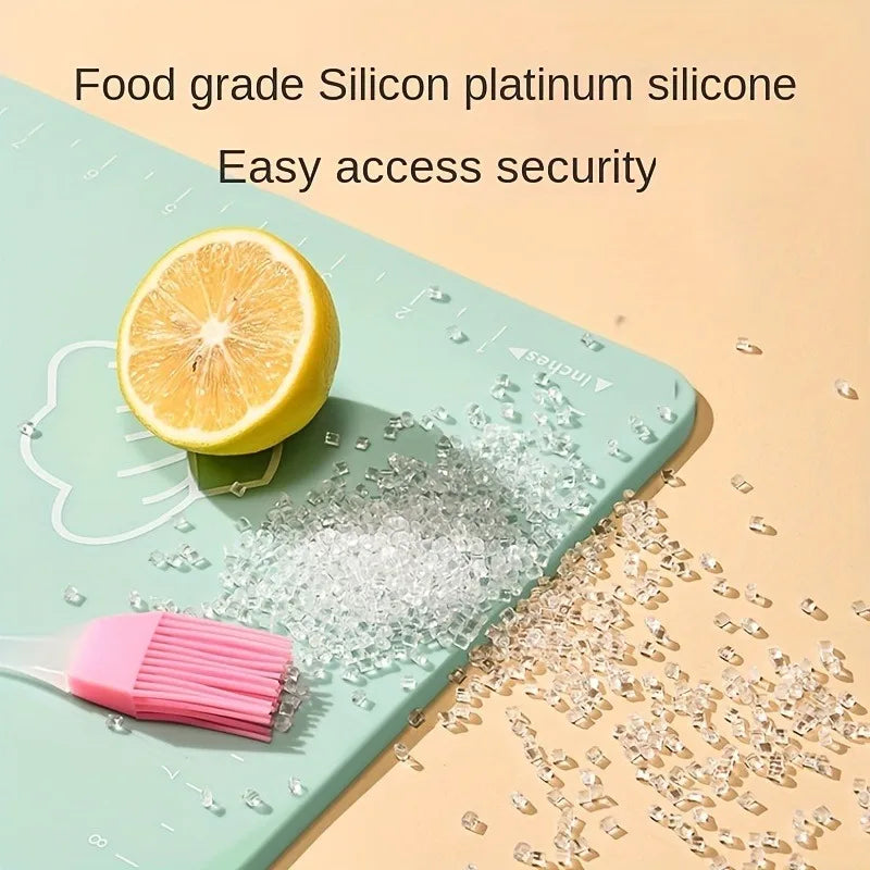 Large Non-Slip Silicone Baking Mat – Food Safe Kneading Pad