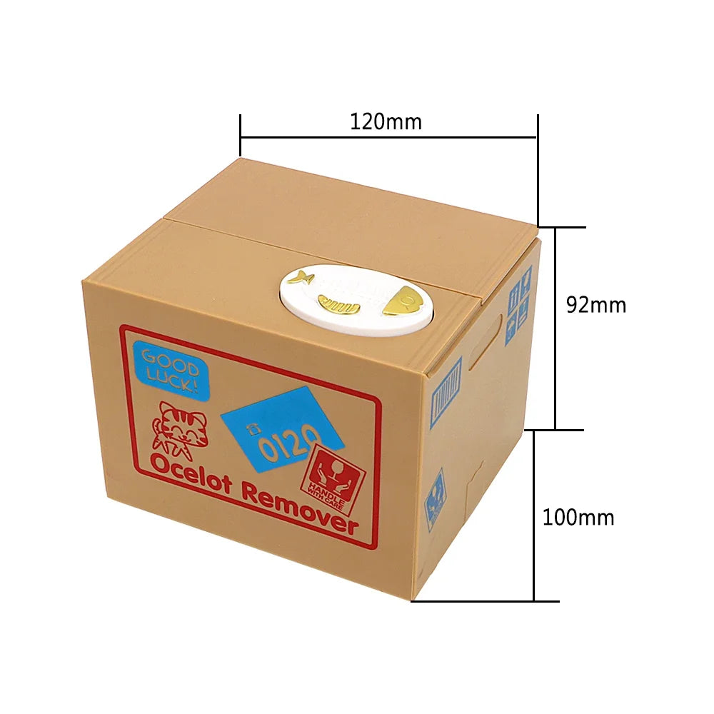 Automated Panda & Cat Coin Bank – Fun Piggy Bank for Kids