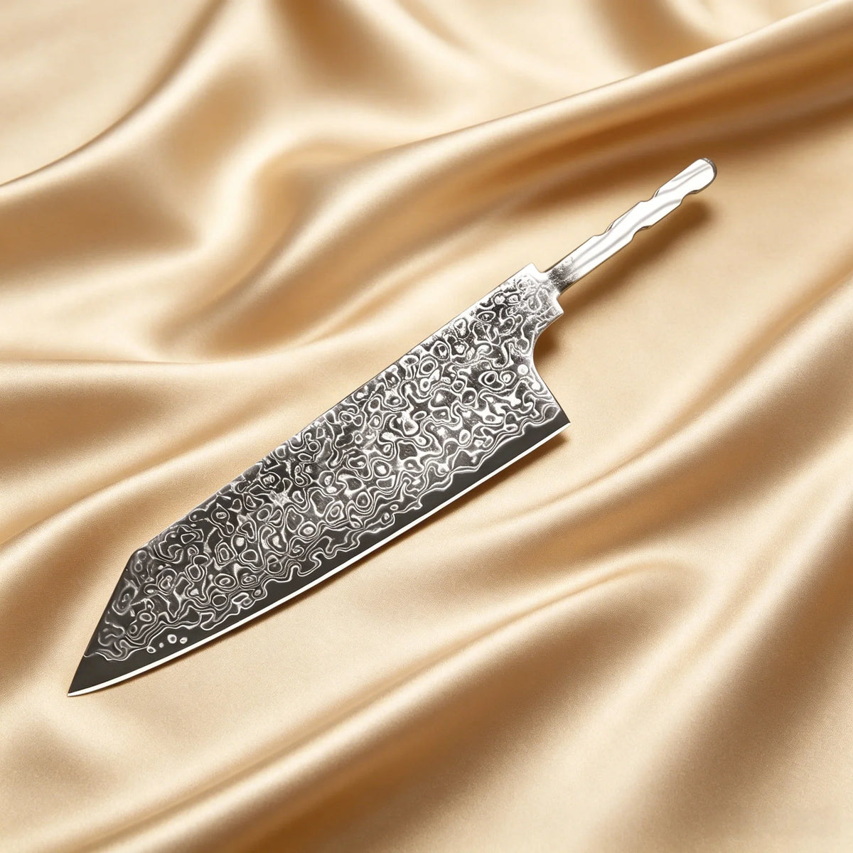 Damascus Steel Blade Blank – Hand Forged Chef & Cleaver Knife