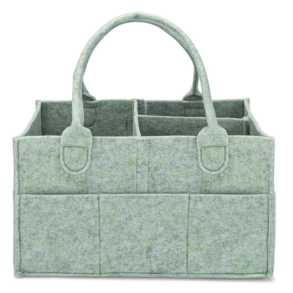 Diaper Caddy Felt Nursery Organizer | Home & Car Storage Bin