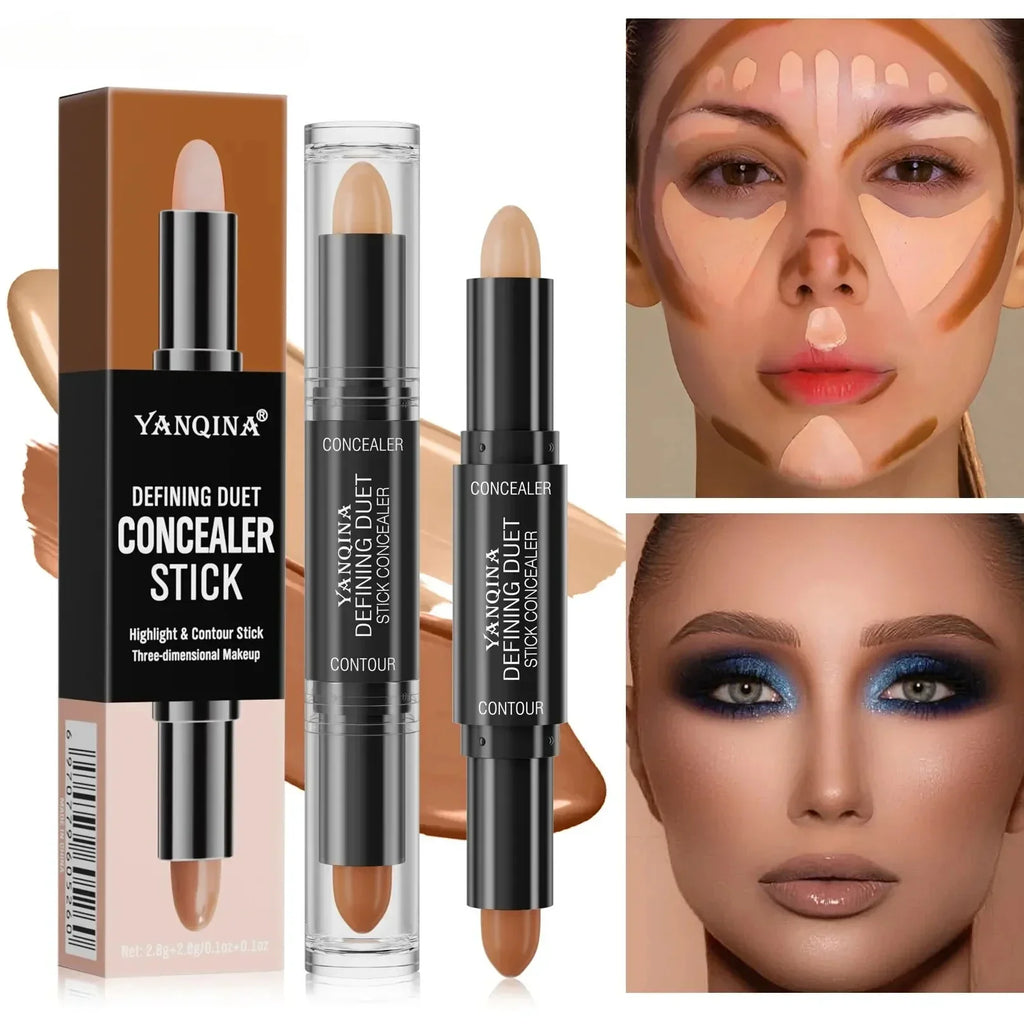 BIOAOUA Double-Head Contour & Concealer Stick | Long-Lasting
