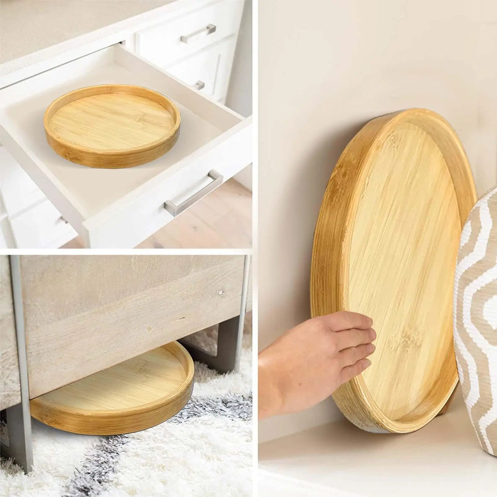 Wooden Clip-On Couch Arm Tray Table – 25cm Side Table