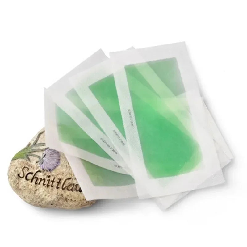10 Pcs Disposable Non-Woven Wax Strip Papers for Hair Removal