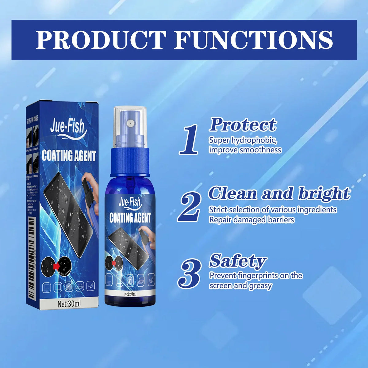 Nano Screen Coating Liquid – Anti-Fingerprint & Scratch Guard
