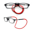 Folding Neck-Hanging Reading Glasses – HD Magnetic Resin Lenses