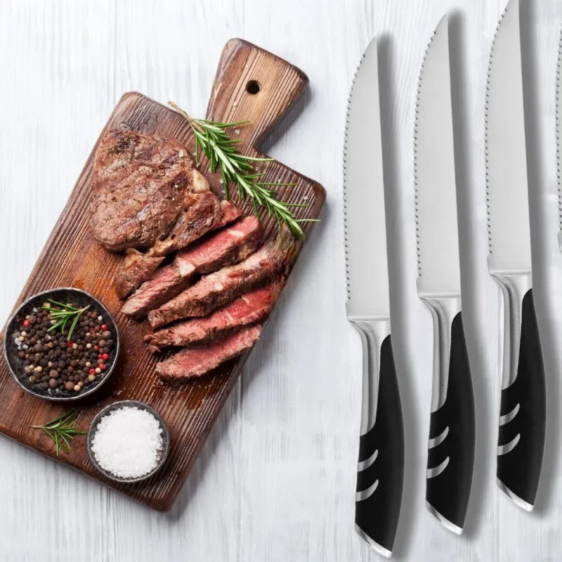 5-Inch Steak Knife Set – Sharp High-Carbon Stainless Steel